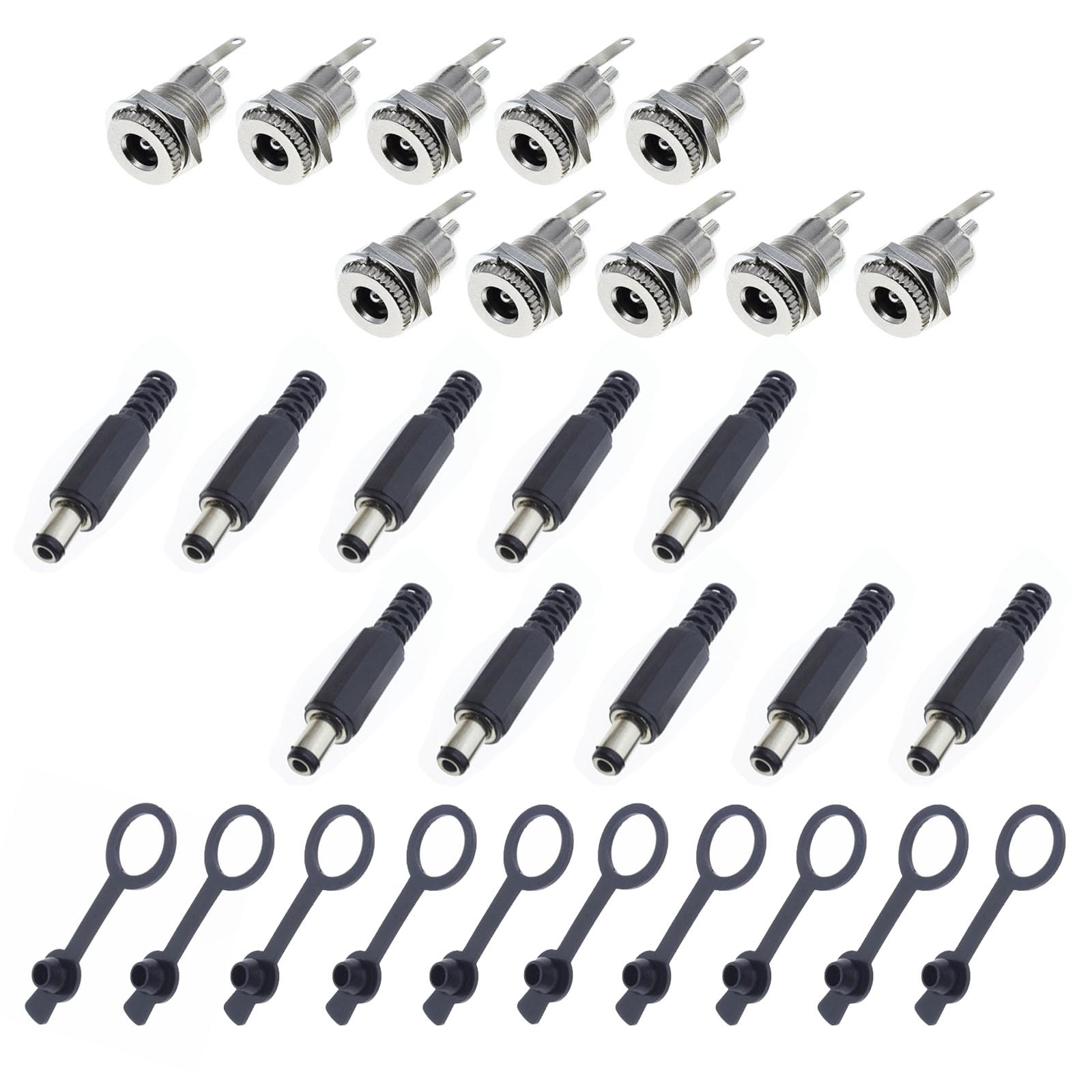 Amazon.co.jp: DC電源ジャック ソケット DCオスプラグ DC-099 防水
